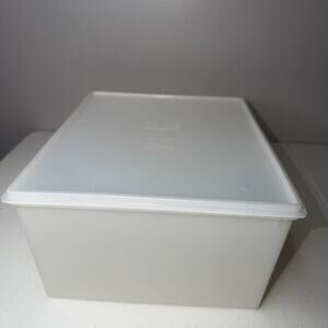 Vintage Perfect Storage by Family Products Lg Plastic Storage Container with Lid